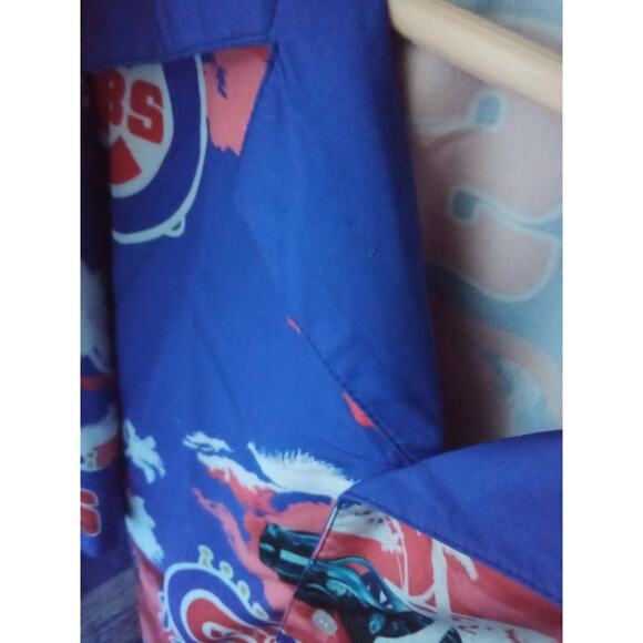 Chicago Cubs Hawaiian Shirt KC Royals Aloha Summer Hot Casual Shirt XL - Picture 5 of 7